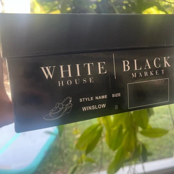 White House Black Market Winslow Wedge Silver - Picture 10 of 10